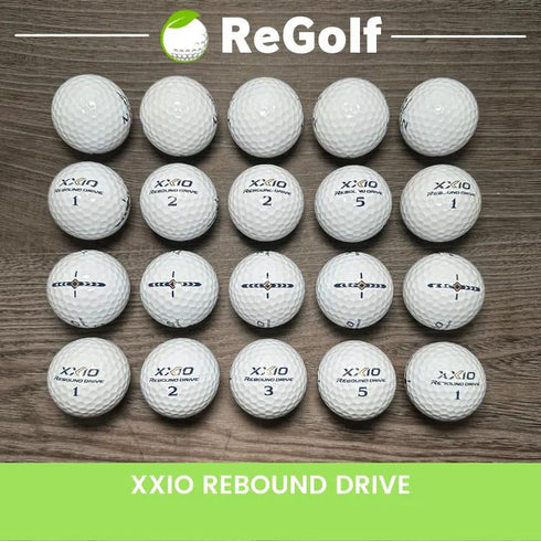 【中古】 ロストボール XXIO ゼクシオ リバウンドドライブ ホワイト 20球 Bランク ゴルフボール リゴルフ